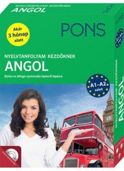 Kate Tranter - PONS Nyelvtanfolyam kezdőknek - Angol (könyv+CD) - Biztos és átfogó nyelvtudás lépésről lépésre - Akár 3 hónap alatt, null 2019 antikvár könyv