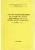 Dr. Szabó Miklós - A katonai nemzetbiztonsági szolgálatok képzési igényei és az egyetemi képzés közötti összhang