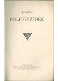 Ignotus - Feljegyzések