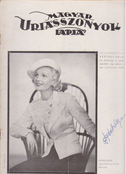 Kertész Béla - Magyar Uriasszonyok Lapja 1936. XIII. évf. 10. szám Kertész Béla - Magyar Uriasszonyok Lapja 1936. XIII. évf. 10. szám, Budapest 1936 antikvár könyv