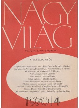 Kardos László - Nagyvilág 1970/4. Kardos László - Nagyvilág 1970/4., Budapest 1970 antikvár könyv