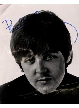 - Aláírt Paul McCartney fénykép