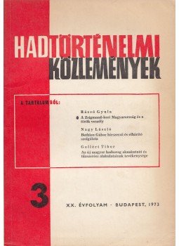 Liptai Ervin - Hadtörténelmi közlemények XX. évf. 1973/3., Budapest 1973 antikvár könyv