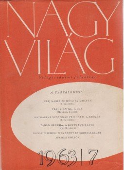 Kardos László - Nagyvilág 1963/7. Kardos László - Nagyvilág 1963/7., Budapest 1963 antikvár könyv