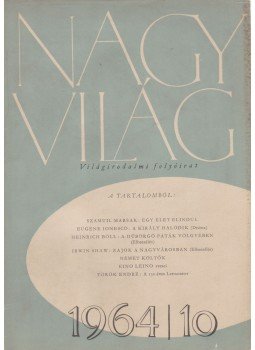 Kardos László - Nagyvilág 1964/10., Budapest 1964 antikvár könyv