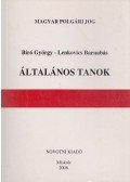 Lenkovics Barnabás,Bíró György - Általános tanok