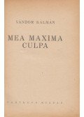 Vándor Kálmán - Mea Maxima Culpa
