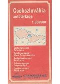  - Csehszlovákia autótérképe 1:800000
