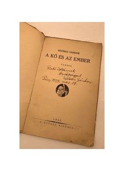 Weöres Sándor - A kő és az ember (dedikált)