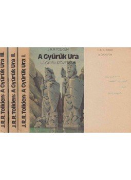 J.R.R. Tolkien - A Gyűrűk Ura I-III. (Göncz Árpád által dedikált) J.R.R. Tolkien - A Gyűrűk Ura I-III. (Göncz Árpád által dedikált), Budapest 1981 antikvár könyv
