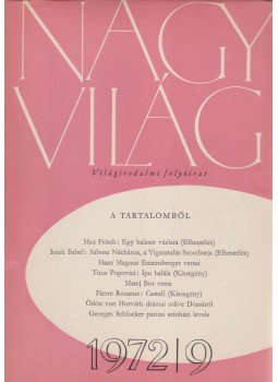 Kardos László - Nagyvilág 1972/9. Kardos László - Nagyvilág 1972/9., Budapest 1972 antikvár könyv