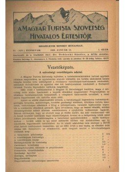 Dobiecki Sándor - A Magyar Turista Szövetség hivatalos értesítője 1939-1940 (teljes), Budapest 0 antikvár könyv