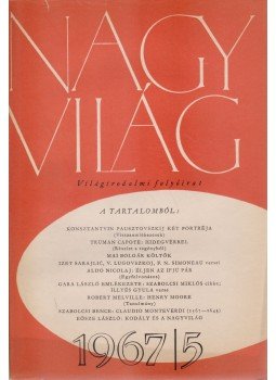 Kardos László - Nagyvilág 1967/5., Budapest 1967 antikvár könyv