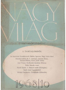 Kardos László - Nagyvilág 1968/10. Kardos László - Nagyvilág 1968/10., Budapest 1968 antikvár könyv