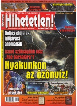 Szűcs Róbert - Hihetetlen! magazin 2014. szeptember,  0 antikvár könyv