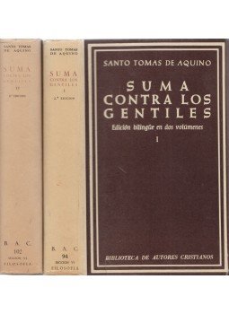 Aquinói Szent Tamás - Suma contra los gentiles I-II., Madrid 1967 antikvár könyv