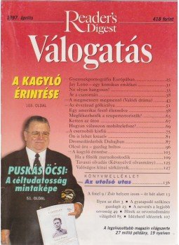 Keresztes Péter - Reader's Digest Válogatás 1997. április Keresztes Péter - Reader's Digest Válogatás 1997. április, Budapest 1997 antikvár könyv
