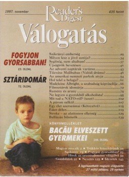Keresztes Péter - Reader's Digest Válogatás 1997. november Keresztes Péter - Reader's Digest Válogatás 1997. november, Budapest 1997 antikvár könyv