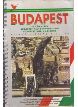 - Budapest és környéke atlasz (1: 20 000) - Budapest és környéke atlasz (1: 20 000), Budapest 1996 antikvár könyv