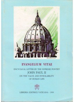  - Evangelium Vitae: Encyclical letter by the Supreme Pontiff John Paul II on the value and inviolability of human life, Citta del Vaticano 1995 antikvár könyv