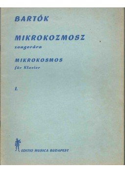 Bartók Béla - Bartók Béla: Mikrokozmosz Zongorára I. - Mikroksmos Für Klavier I., Budapest 1968 antikvár könyv