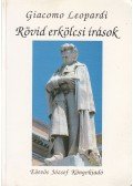 Leopardi, Giacomo - Rövid erkölcsi írások