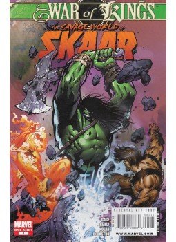 Christos N. Gage, Brown, Reilly, Nolan, Graham - War of Kings: Savage World of Skaar Christos N. Gage, Brown, Reilly, Nolan, Graham - War of Kings: Savage World of Skaar, 2009 antikvár könyv