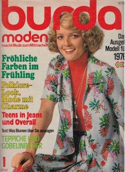 Aenne Burda (szerk.) - Burda moden 1976/1. Aenne Burda (szerk.) - Burda moden 1976/1., 1976 antikvár könyv