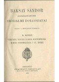 Baksay Sándor - Baksay Sándor összegyűjtött irodalmi dolgozatai II.