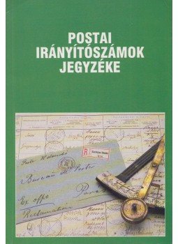  - Postai irányítószámok jegyzéke, Budapest 1992 antikvár könyv