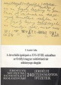 T. Szabó Csilla - A ​deverbális igeképzés a XVI-XVIII. században az Erdélyi magyar szótörténeti tár adatanyaga alapján