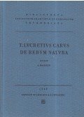Carus, Titus Lucretius - De rerum natura