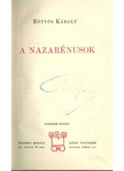 Eötvös Károly - Tünemények, Budapest 1905 antikvár könyv