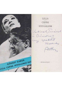 Görgey Gábor - Lilla / Cápák / Nyugalmas ház (dedikált), Budapest 1976 antikvár könyv