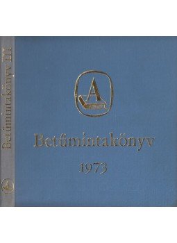  - Betűmintakönyv 1973 III.,  0 antikvár könyv