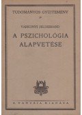 Várkonyi Hildebrand - A pszichológia alapvetése