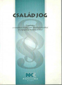Dr. Szilner György - Családjog, Budapest 2005 antikvár könyv