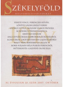 Ferenczes István - Székelyföld 2007.október Ferenczes István - Székelyföld 2007.október, Csíkszereda 2007 antikvár könyv