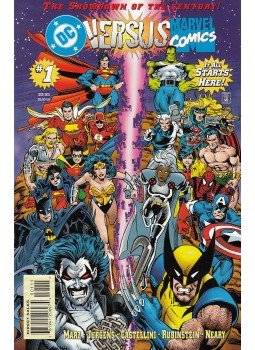 Marz, Ron, Jurgens, Dan, Claudio Castellini - DC versus Marvel/Marvel versus DC No. 1. Marz, Ron, Jurgens, Dan, Claudio Castellini - DC versus Marvel/Marvel versus DC No. 1., 1996 antikvár könyv
