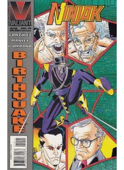 Abnett, Dan, Lanning, Andy, Gonzalez, Jorge, Manley, Mike - Ninjak Vol. 1. No. 19. Abnett, Dan, Lanning, Andy, Gonzalez, Jorge, Manley, Mike - Ninjak Vol. 1. No. 19., 1995 antikvár könyv