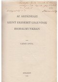Laban Antal - Az árpádházi Szent Erzsébet-legendák irodalmunkban (Dedikált)