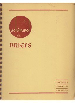  - Schimmel Briefs Volume I Numbers 1-189 Years 1935-1950, New York 1951 antikvár könyv
