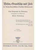 Alfred Rosenberg - Wesen, Grundsätze und Ziele der NSDAP