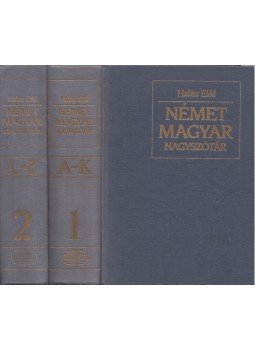 Halász Előd - Német-magyar nagyszótár I-II. Halász Előd - Német-magyar nagyszótár I-II., Budapest 1994 antikvár könyv