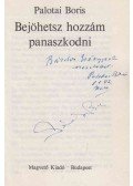 Palotai Boris - Bejöhetsz hozzám panaszkodni (dedikált)