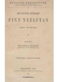 Budenz József - Finn nyelvtan