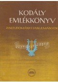 Szabolcsi Bence,Bartha Dénes - Emlékkönyv Kodály Zoltán 70. születésnapjára