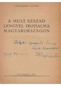Csapláros István - A múlt század lengyel irodalma Magyarországon (dedikált)