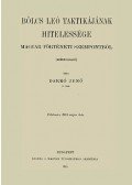 Darkó Jenő - Bölcs Leó Taktikájának hitelessége magyar történeti szempontból