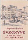 Görbe László - A Budapesti Piarista Gimnázium Évkönyve